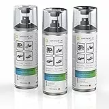 AUPROTEC Lackspray AUPROPAINT MAT schwarz matt Sprühlack Auto Lack Spray 3x 400ml