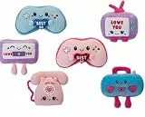 Generisch Kuscheltier Haushalt & Technik 25 cm – Niedliche Plüschfiguren im Geräte-Design – Weiches Stofftier zum Kuscheln – Süßes Geschenk für Kinder (Fernseher)
