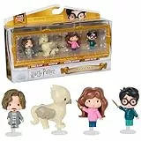 Wizarding World Harry Potter Micro Magical Moments Sammelfiguren Geschenkset 'Der Gefangene von Azkaban' mit Harry, Hermine, Sirius Black, Seidenschnabel & Setzkasten, ab 6 Jahren, Fanartikel