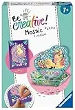 Ravensburger 18238 BeCreative Mosaik Einhorn, DIY für Kinder ab 7 Jahren