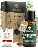 Heldengrün® BIO Fichtennadelöl [100% NATURREIN] Waldduft für Sauna & Diffuser – Fichtenöl & Tannenöl - Sibirische Fichte aus Österreich: harzig, klar & voller Ruhe