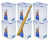 Lock&Lock Frischhaltebox | Multifunktionsbox | Frischhaltebehälter | Mehldose Inhalt: 1,8 Liter, spülmaschinengeeignet