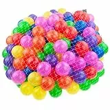 Martom Bunte Bälle für Bällebad 7/6cm Babybälle Plastikbälle Baby Spielbälle 100-2000 Stuck (6cm, 500, Stück)