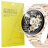 Blueshaweu Schutzfolie für SUNKTA Smartwatch Damen 1.32' FV23, HD klar Flexible TPU Displayschutzfolie [6 Stück] Kompatibel für Lige/SUNKTA FV23 Smartwatch (Transparenz)