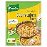 Knorr Suppenliebe Buchstaben Suppe leckere Nudelsuppe mit natürlichen Zutaten 3 Teller 14 x 82g