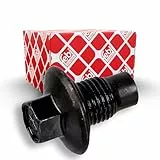 febi bilstein 48907 Ölablassschraube mit Dichtring, 1 Stück, Schwarz