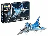 Revell Modellbausatz Eurofighter Typhoon - Bavarian Tiger - Maßstab 1:72 - Detaillierter Bausatz mit Cockpit und Lufteinlaufbereich - Enthält realistische Schubdüsen und Fahrwerk