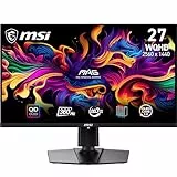MSI MAG 271QPX QD-OLED 26.5 Zoll WQHD Gaming Monitor - 2560 x 1440 Quantum Dot OLED Panel, 360Hz / 0.03ms, 99.1% DCI-P3, ΔE≤2, DisplayHDR True Black 400 - DP 1.4a, HDMI 2.1, USB Type-C