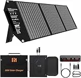 Mesuvida 30 W Solar-Ladegerät, tragbar, mit 5 Ports, 18 V MC4 High Output/18 V DC/QC 3.0 USB-A und USB-C (PD 18 W), Solar-Ladegerät, Wandern, für Handys, Powerbank, Camping