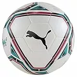PUMA 83313 Unisex – Erwachsene teamFINAL 21 Lite Ball290gFußball,White-RoseRed-OceanDepthsBlack,4