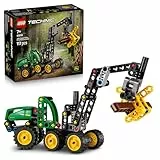 LEGO Technic John Deere 1470H Rad-Harvester - Modellbau & Konstruktionsspielzeug - Bauset mit drehbarem Ausleger, Greifer und Baumstamm - Geschenk für Kinder, Mädchen & Jungen ab 7 Jahren - 42218