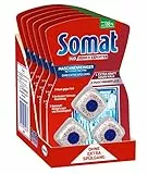 Somat Maschinenreiniger Tabs, 18 (6 x 3) Stück, hygienisch und sauber, ohne extra Spülgang, gegen Fett und Kalk