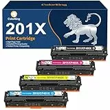 ColorKing 201X Kompatible für HP 201X 201A CF400X CF400A Multipack Toner für HP M277dw Toner Color Laserjet Pro MFP M252n M252dw M277n M274n M277c6 CF401X CF402X CF403X(Schwarz Cyan Gelb Magenta)