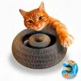 Rizos Bestfriend Katzenspielzeug Selbstbeschäftigung – Interaktives Kratz- und Spielzeug für Katzen – Das neueste mentale und körperliche Training für Wohnungskatzen (1 Stück)