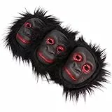 Toyvian 3st Tierische Maske Mit Tiermotiven Kleidung Gruselmasken Erwachsene Realistisch Halloween Schimpansenmasken Abschlussball für Halloween Partys und KostüMpartys