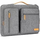 DOMISO 17 Zoll Laptoptasche 17,3 Zoll Laptop Tasche Hülle Laptophülle Business Laptop-Taschen Notebooktasche Damen für HP Lenovo Asus Acer Wasserdicht Notebook Schutzhülle für Herren Damen,Grau