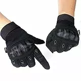 Unigear Motorrad Handschuhe Herren, Touchscreen Motorradhandschuhe mit Hard Knuckle, Leichte Fahrradhandschuhe auch geeignet für Paintball, Airsoft, Militär, Taktische Handschuhe