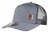 SABBOT Ezra Herren Snapback Cap, Damen Basecap, Outdoor Cap, Kappe mit Baumwolle und Elastan, Kappe, Modernes Design, Verstellbar, Atmungsaktives Netz (Dunkelblau)