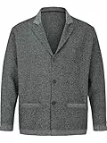 Jan Vanderstorm Herren Strickjacke Asger dunkelgrau, L - 52/54