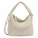 TOM TAILOR Denim Nomi Damen Hobo Bag Schultertasche Mittelgroß Weiß