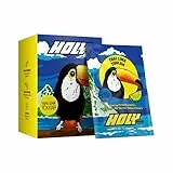 HOLY Energy Focus Booster 10er Probier-Box 'Thai Lime Toucan' mit Thai Limetten Geschmack Pulver - 10 Portionen mit NewCaff & Grüntee Extrakt - Focus Drink - Vegan mit 100% natürlichen Fruchtaromen