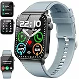 Donerton Smartwatch Herren Damen mit Telefonfunktion/Message Reminder, 1,85' Smart Watch, 112+Sportmodi IP68 Wasserdicht Sportuhr, Fitnessuhr mit Puls-Schlaf-Monitor Schrittzähler, Uhr für Android iOS