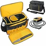 ZIORS Aufbewahrungstasche kompatibel mit Gautye Handheld Dampfreiniger, Tragetasche mit abnehmbarem Schultergurt, tragbarer Dampfreiniger Organizer mit zusätzlichen Taschen