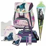 Generisch Horse - Pferd - Oxy Bag PREMIUM ONE Schulranzen-Set (7 teilig mit Sporttasche und Schultüte)