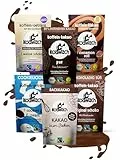 koawach Starter Set - Koffein Kakao Guarana Vegan heiße Schokolade Geschenkset Getränk weniger Zucker Kokosblütenzucker Energy Drink Backkakao Bio Fairtrade (6x100g)