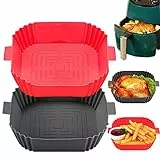 Silikon Backform für Heißluftfritteuse-Backpapier Für Heißluftfritteuse Zuschnitte,Silikonform Für Airfryer Zubehör Silikonbackformen Air Fryer Silikon Accessories Silikoneinsatz