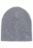 Superdry Herren Orange Label Vintage Logo Beaniemütze aus Bio-Baumwolle Hellgrau Gesprenkelt 1SIZE