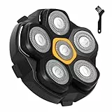 1 Stück Ersatzrasierkopf für Glatzen Rasierer Herren, Magnetische 6 Blade Head Shaver Ersatzköpfe, 6D Rasierkopf für Herrenrasierer für JoyKoi Solimpia DOAO Singphere AEXIRI Kopfrasierer