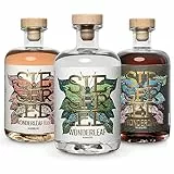 Siegfried Wonderleaf, Wonderoak und Wonderleaf Rosé im Set | Alkoholfrei | Von den Machern des weltweit prämierten Siegfried Gin | Vegan | Zuckerfrei | Natürliche Destillate | 3 x 500ML
