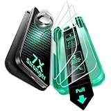 ESR für iPhone 16 Pro für Panzerglas, Armorite Displayschutzfolie gehärtetem Glas 3 Stück, blasen- und staubfrei, gehärtetes Glas militärnorm Schutz, langlebig mit praktischem Befestigungswerkzeug