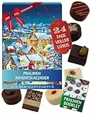 Hallingers Genuss Manufaktur Pralinen Adventskalender 2025 – 24 handgemachte Premium Pralinen ohne Alkohol – Genusskalender aus der Manufaktur – Edle Geschenkidee für die ganze Familie|Made in Bayern