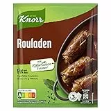 Knorr Fix Würzmischung Rouladen für ein leckeres Fleischgericht ohne geschmacksverstärkende Zusatzstoffe 31 g 1 Stück