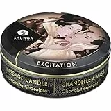 Shunga Massagekerze Excitation, Schokolade, 9046091, Weiß