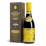 Giusti Quarto Centenrario Aceto Balsamico di Modena IGP – Balsamico-Essig aus Modena 4 Goldmedaillen Traditionsflasche in Geschenkpackung (1 x 0.25 l)