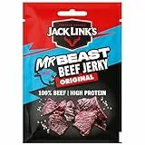 Jack Link's Beef Jerky Original – Proteinreiches Trockenfleisch vom Rind – Getrocknetes High Protein Dörrfleisch, 40g (1 er Pack)