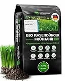 Bio Rasendünger Frühjahr & Sommer TESTSIEGER Made in Germany – 2,5kg für 100qm - Organischer Rasendünger Bio für gesunden Boden & sattgrünen Rasen - Dünger Rasen, Frühjahrsdünger Rasen