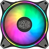 Cooler Master MasterFan MF120 Halo ARGB - Dual Ring adressierbare RGB-Beleuchtung, Gehäuse und Kühlung Hybrid-Lüfterblattdesign mit Smart-Sensor und Vibrationsdämpfungsrahmen - 120 mm