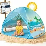 Pop-Up Strandmuschel mit UV Schutz 50+ für Kinder und Babys