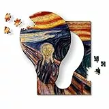 Trefl - Holzpuzzle: Der Schrei, Edvard Munch - Künstlerisches Holzpuzzle, Berühmte Gemälde, Berühmte Künstler, für Erwachsene und Kinder ab 9 Jahren