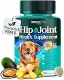 Natureflow Hip and Joint Supplement for Dogs 50ct, Power of Nature, Made in USA, Up to 100 Days Supply, with Green-Lipped Mussel, Glucosamine, Chondroitin, MSM & Devil’s Claw, for All Breeds
