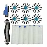 13 Pack Ersatzteile für Bissell 3115 für EV675 Roboterstaubsauger Ersatzteile, 1 Hauptbürste + 6 Seitenbürsten + 6 Filter, Staubsaugerzubehör