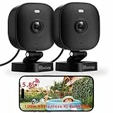 VIM TAG 2,5K Überwachungskamera Aussen,5G WLAN Kamera,Kamera Überwachung Aussen mit KI- Bewegungserkennung Aufnahme,Aussenkamera mit App,Farbnachtsicht,2-Wege-Audio SD/Cloud,Alexa,IP65,2 Packungen