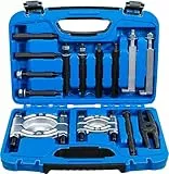 BGS 7750 | Trennmesser-Satz für Kugellager-Arbeiten | 14-tlg. | Lager-, Polrad-Abzieher