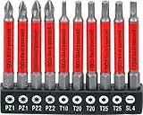 BGS Do it yourself Antirutsch-Bit-Satz - magnetisch - 70 mm - 10-tlg. 4831