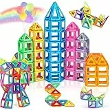 COOLJOY Magnetische Bausteine, 40 Teile Magnetbausteine Magnete Kinder, Magnetspielzeug Tiles, Magnet bausteine für Spielzeug ab 3 4 5 Jahre Kinder Jungen und Mädchen Halloween und Christmas Geschenk