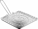 Ibili Toaster für Gasherd, verzinntes Eisen, 20 x 20 cm, Silber/Schwarz